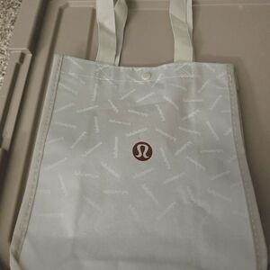 Lululemon Light Gray Tote with Logo